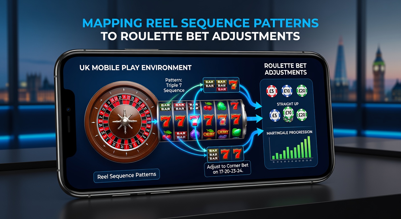 Close-up of roulette wheel and betting grid on a smartphone screen during a mapped adjustment sequence