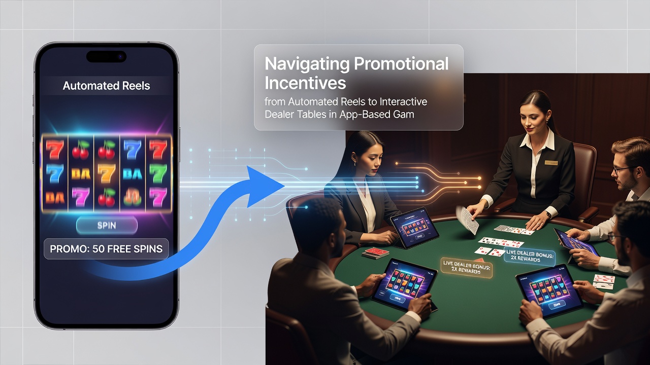 Live dealer table view within a mobile casino app with active promotional balance display
