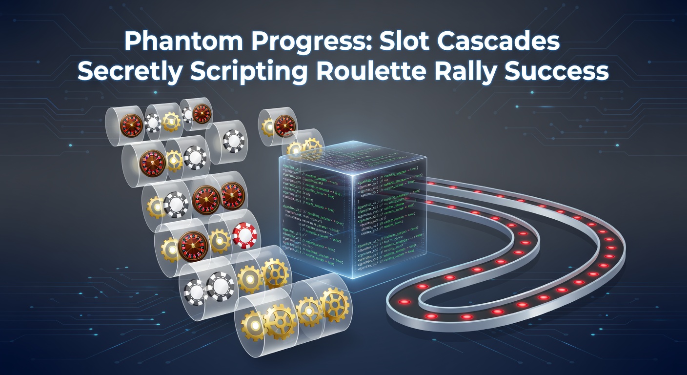 Roulette wheel mid-spin with overlaid slot cascade graphics, illustrating the seamless blend of tumbling wins and wheel streaks