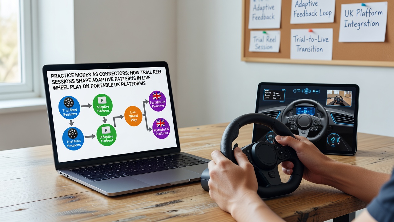 Mobile device displaying trial reel practice sessions transitioning into live roulette wheel play on UK casino platforms