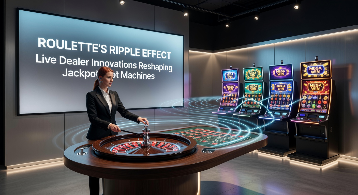 Close-up of a live dealer hosting a jackpot slot bonus round with interactive chat and rising progressive meter