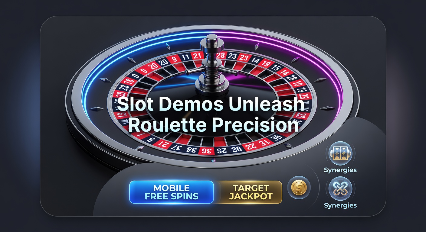 Vibrant mobile screen displaying slot demo reels spinning alongside a roulette wheel, highlighting free spins and jackpot icons in a dynamic casino interface