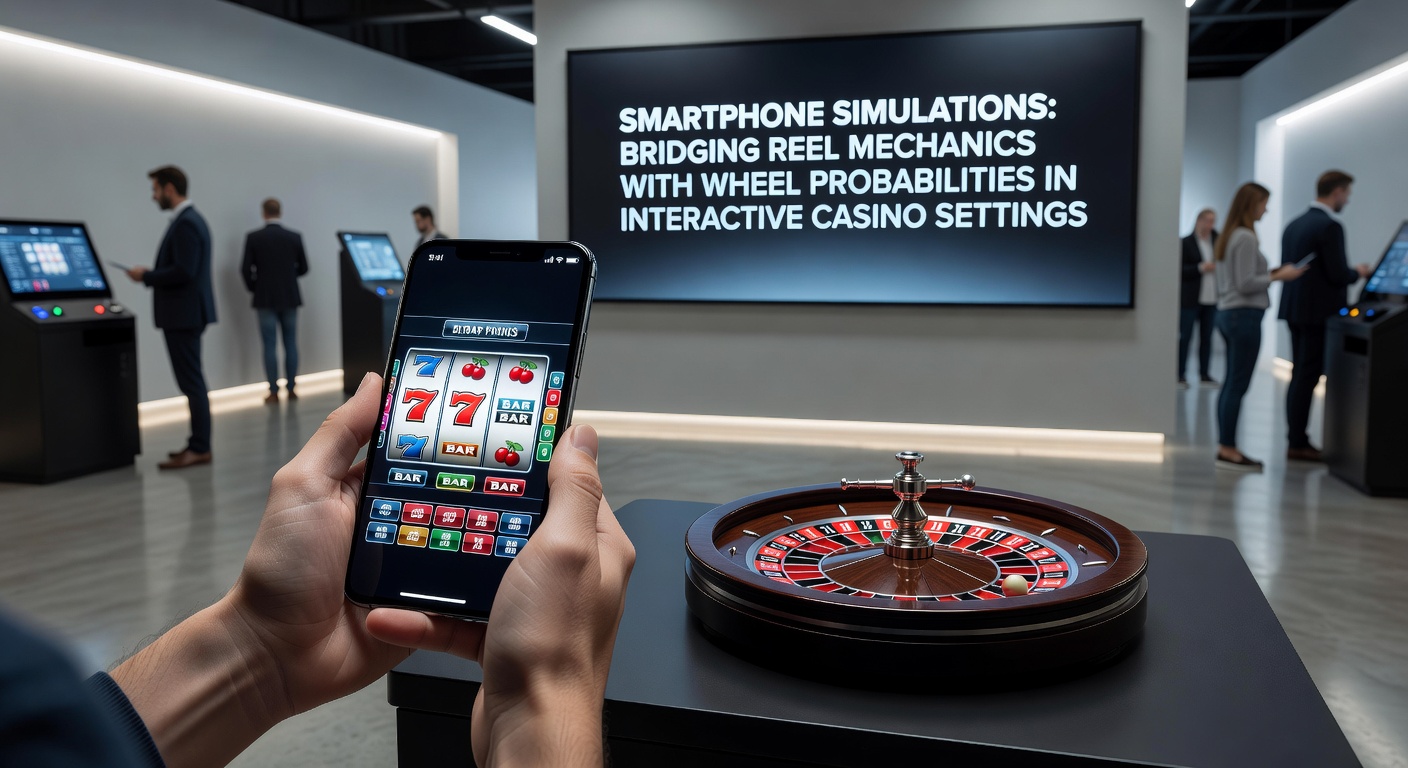 Close-up view of mobile screen showing probability overlays linking slot symbols to roulette wheel segments